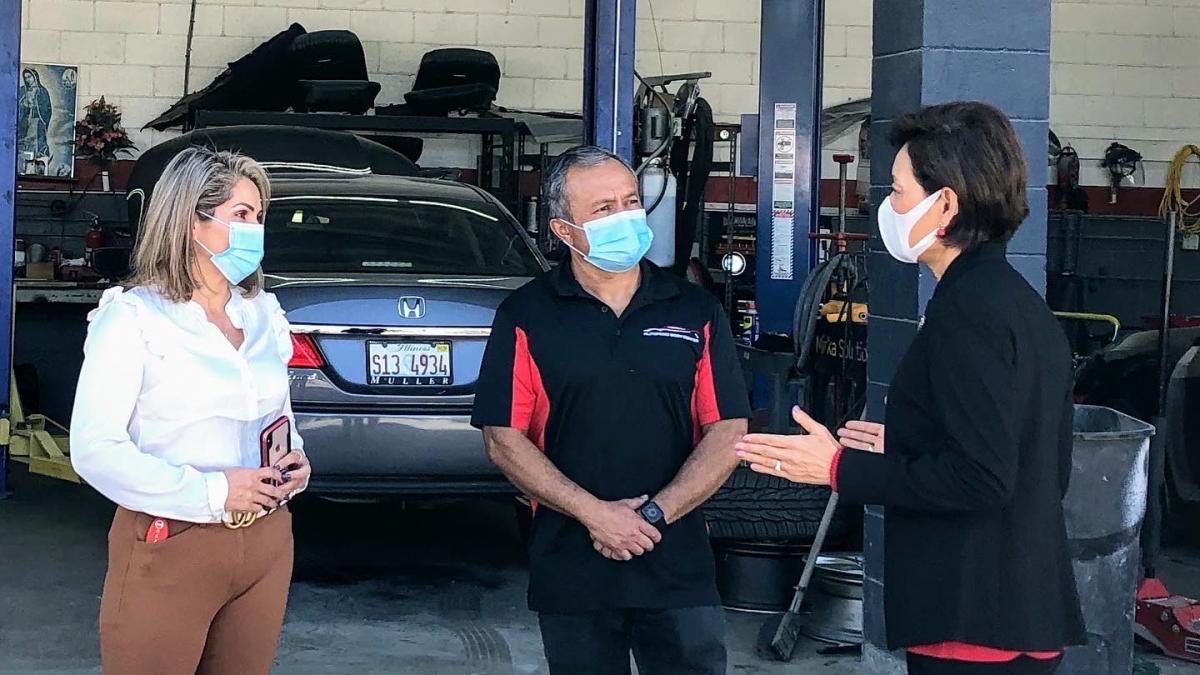 Rep. Young Kim Visits Autopedic Body Center in La Habra