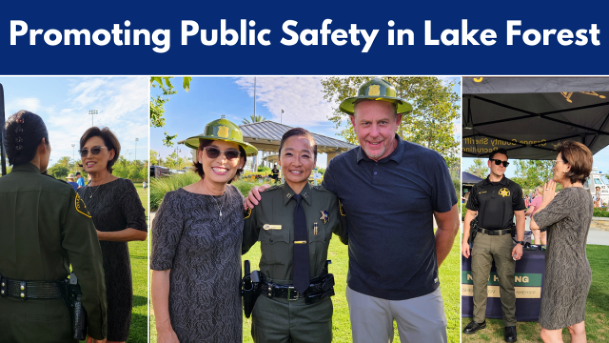 Rep. Young Kim Supports Public Safety in Lake Forest