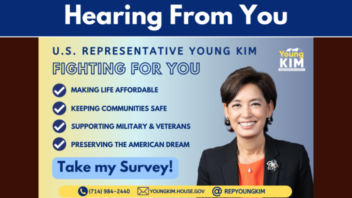Rep. Young Kim Weekly ENewsletter