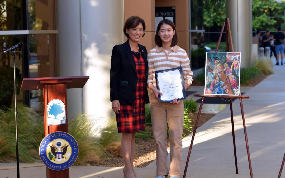 Orange County School of the Arts Freshman Jennifer Kim Named Winner of 2022 CA-39 Congressional Art Competition