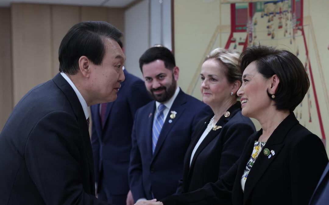 Young Kim Applauds Joint Session of Congress with South Korean President Yoon Suk Yeol