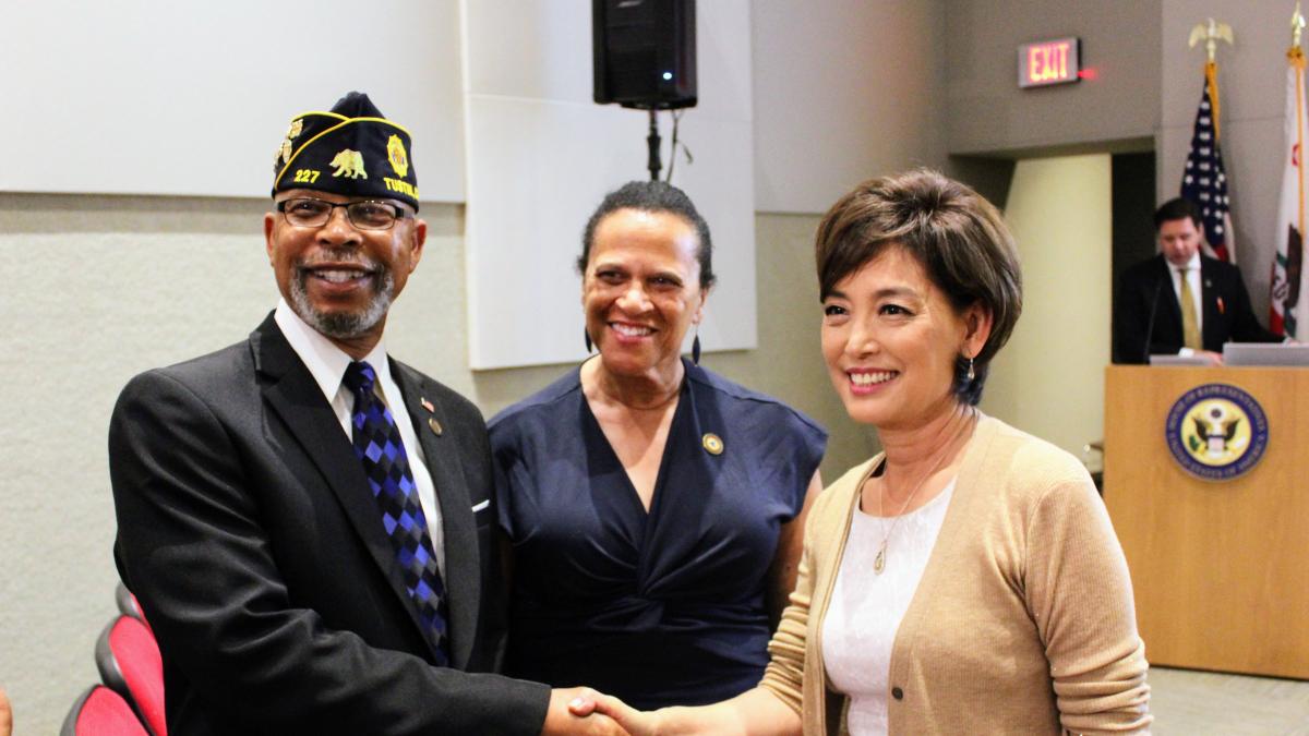 Rep. Young Kim Honors Vietnam Era Veteran, Spouse