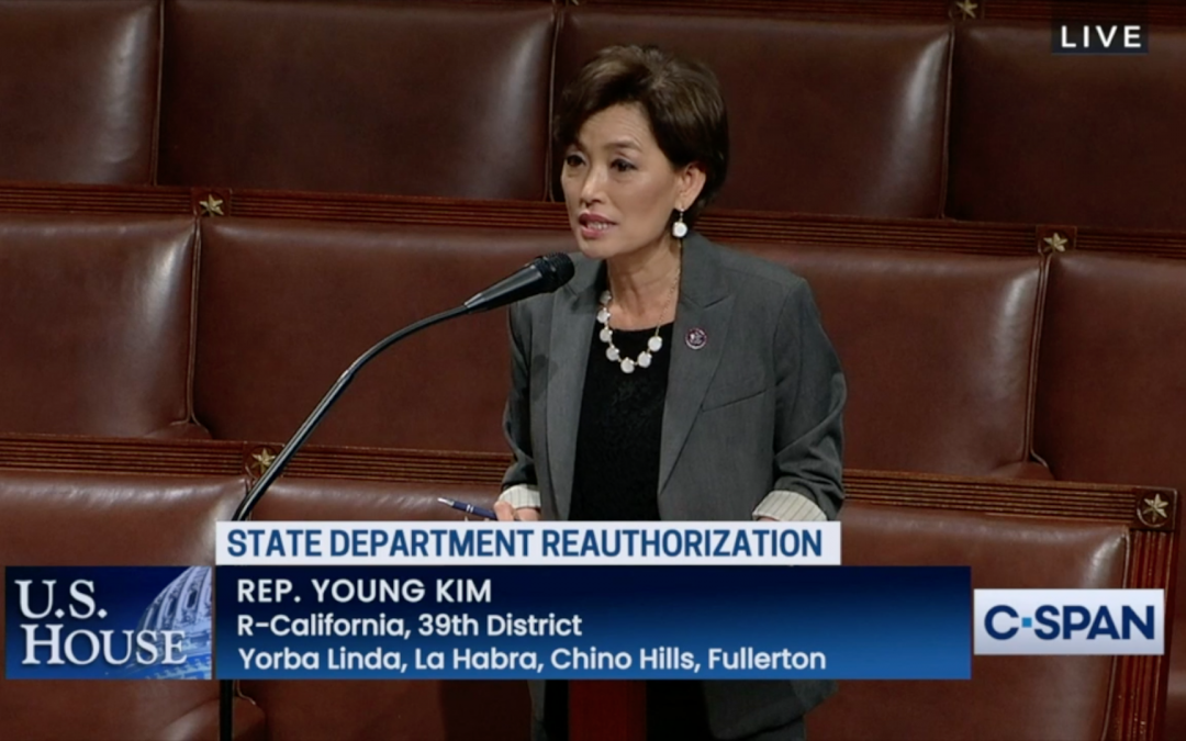 Rep. Kim Bill to Modernize State Department Passes House