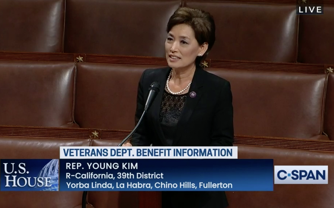 Rep. Kim, Jeffries Bill to Expand Access to VA Resources Passes House