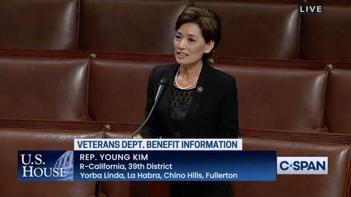 Rep. Kim Speaks on Floor on Veterans