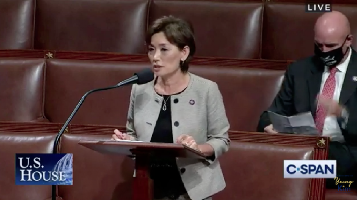 Rep. Young Kim Speaks on House Floor.
