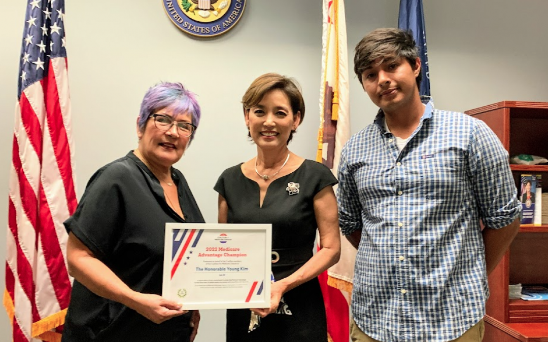 Rep. Young Kim Receives Medicare Advantage Champion Award