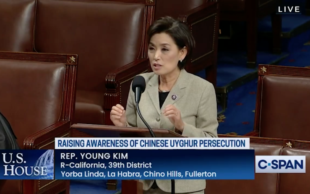 Rep. Young Kim’s Uyghur Policy Act ﻿Passes House