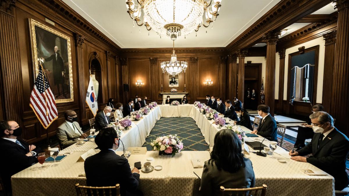 Rep. Kim Joins Congressional Meeting with South Korean President Moon Jae-In.