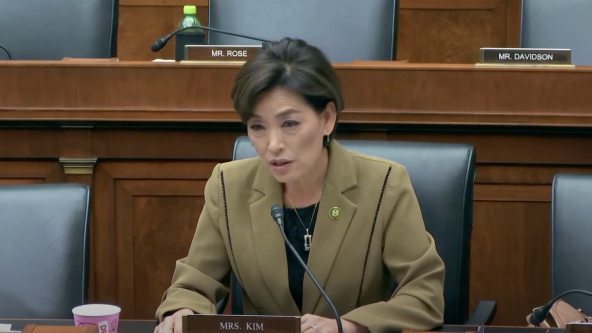 Rep Young Kim Speaks in Financial Services Hearing