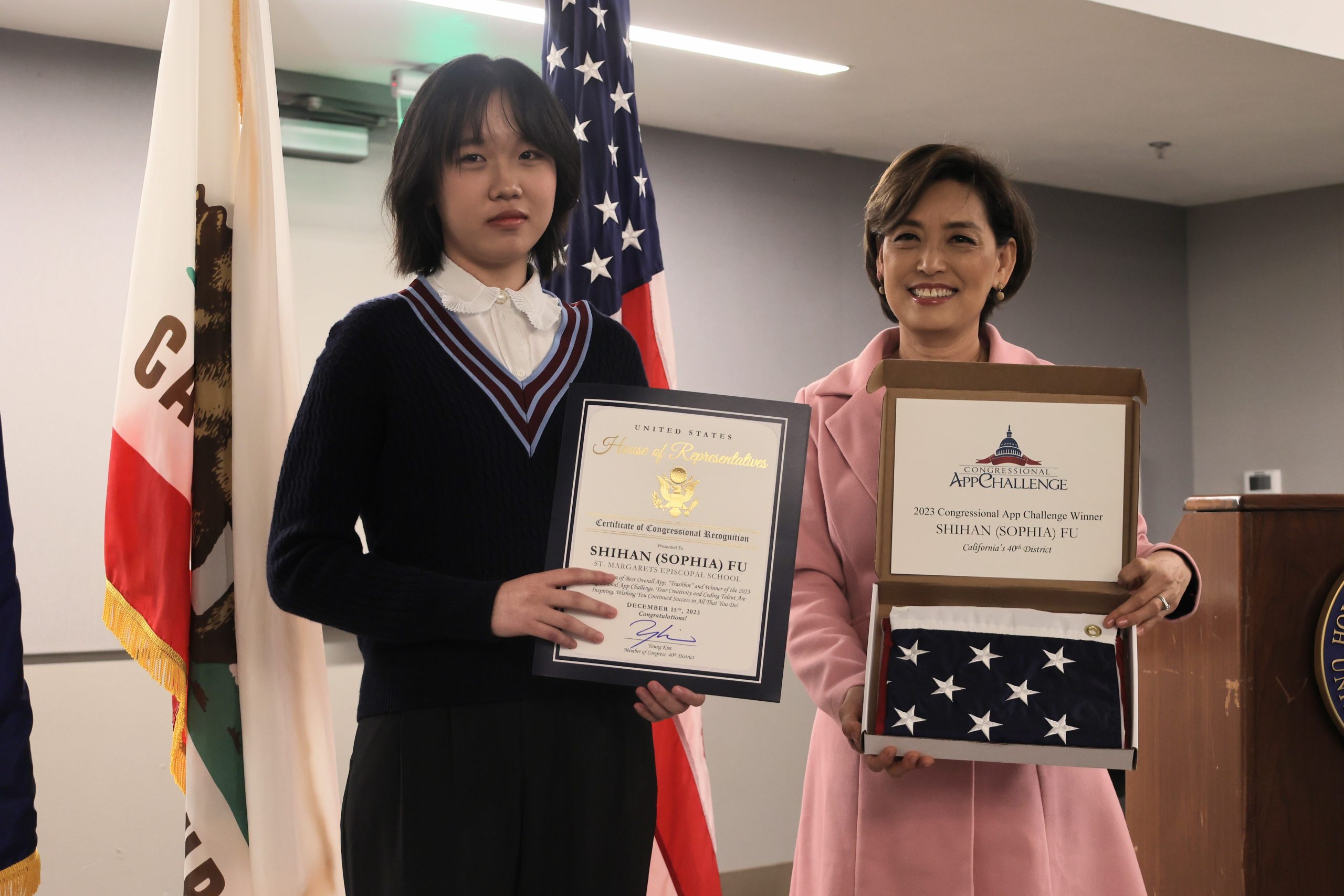 Rep. Young Kim Holds Congressional App Challenge Reception 2023