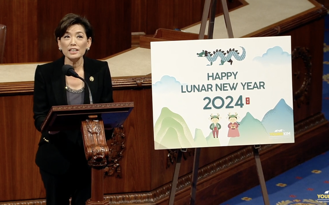 Rep. Young Kim Honors Lunar New Year 2024, Year of the Dragon