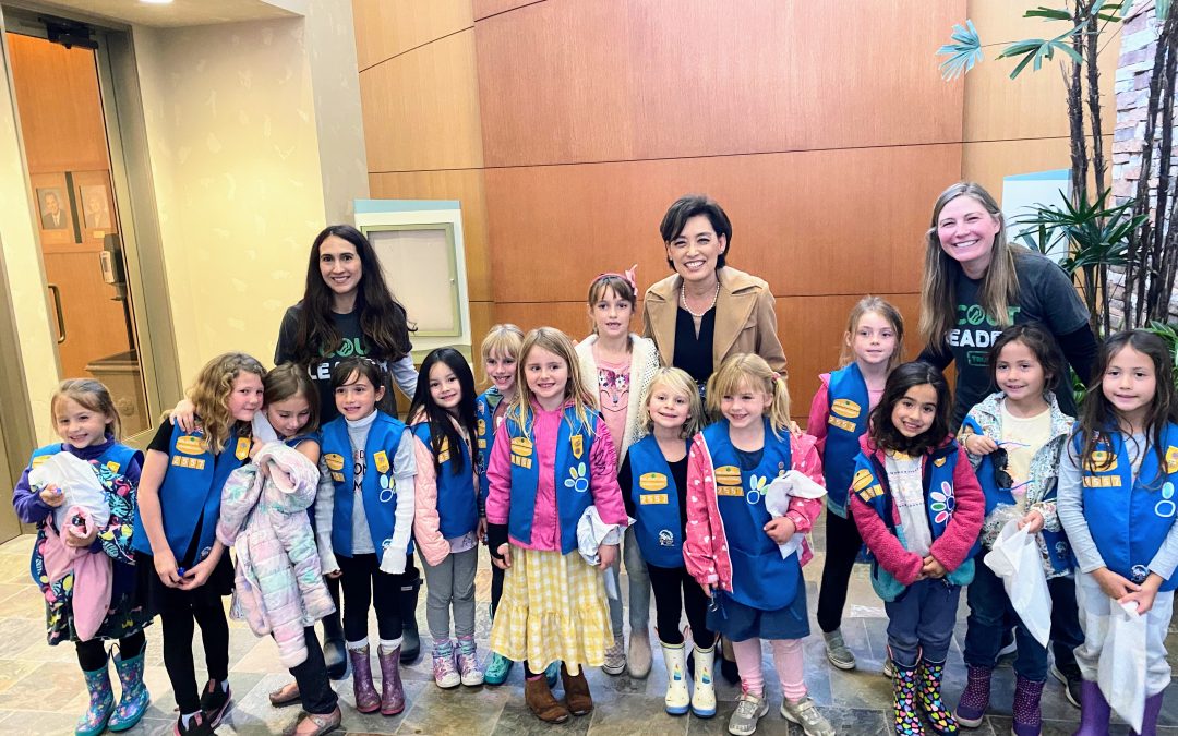 Rep. Young Kim, Troop Capitol Hill Co-Chairs Honor Girl Scouts 